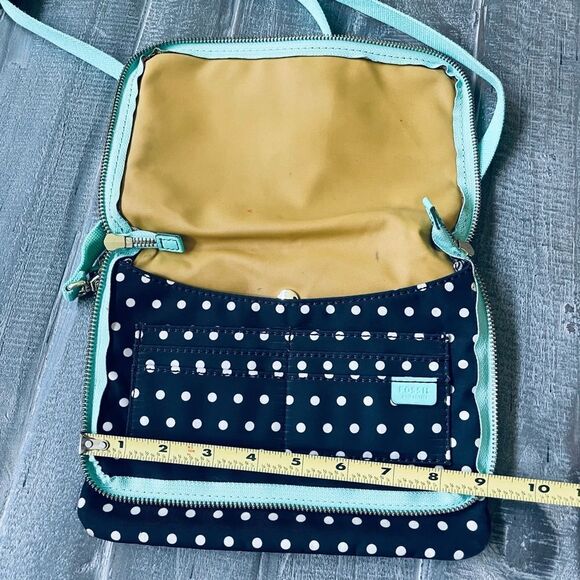 Fossil Polka Dot Vintage Crossbody Purse Bag - Picture 4 of 5